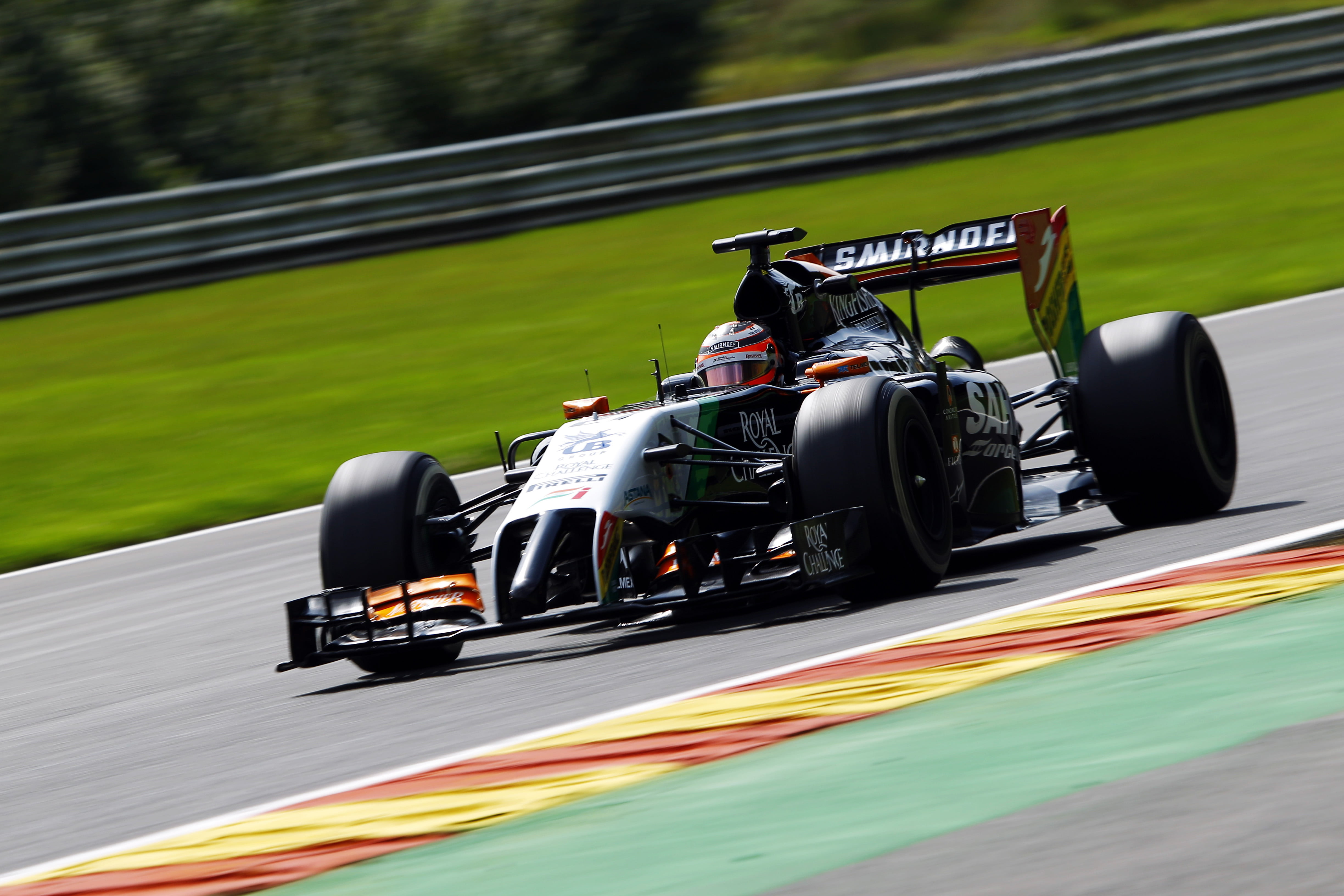 Force India degelijk van start in België