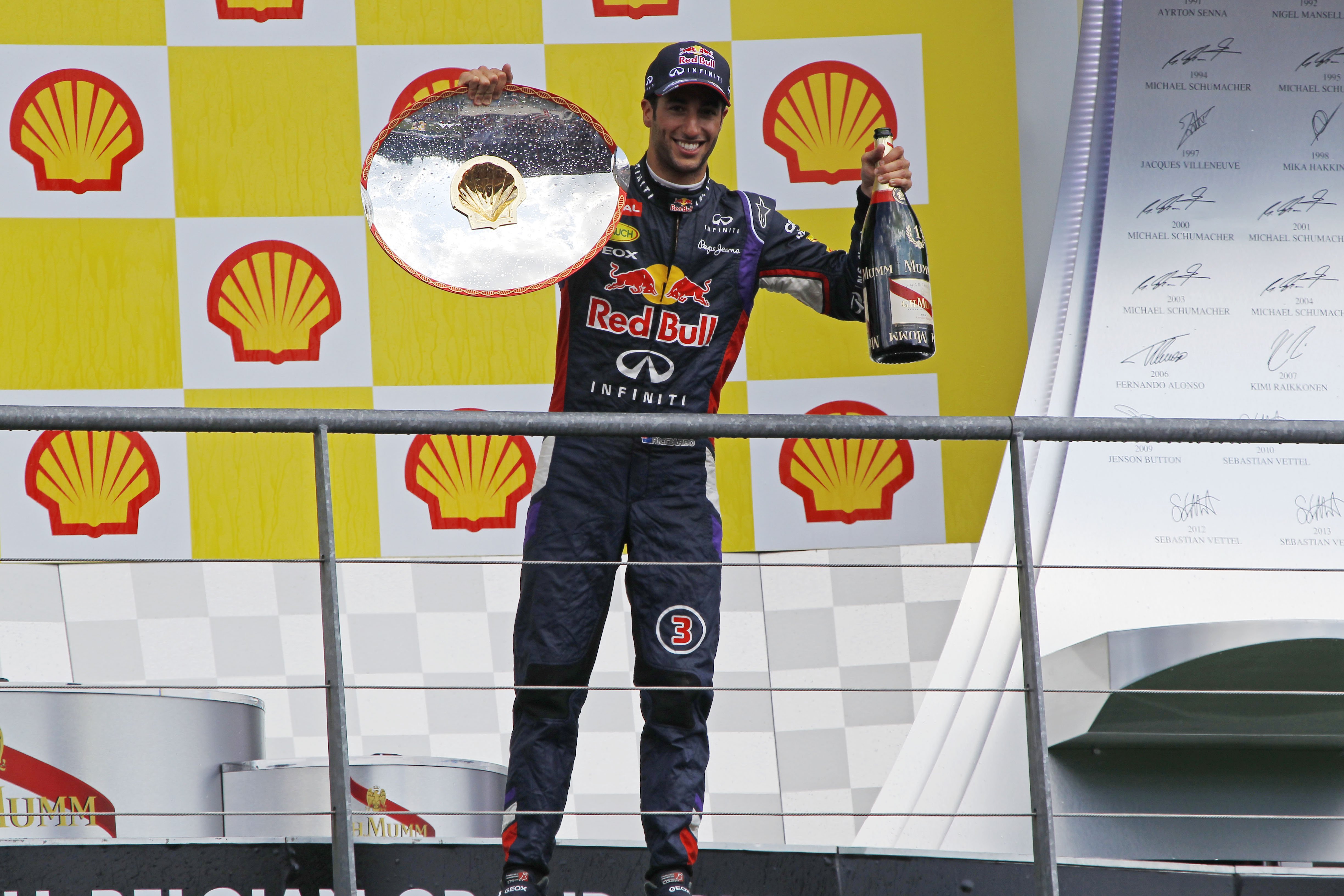 Ricciardo geeft hoop op de titel nog niet op