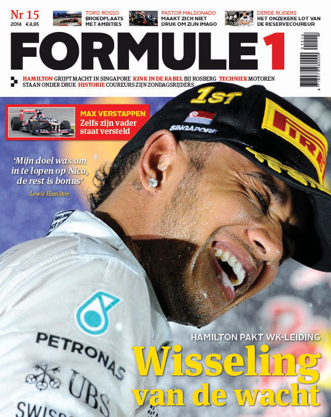 Formule 1 nummer 15 is uit!