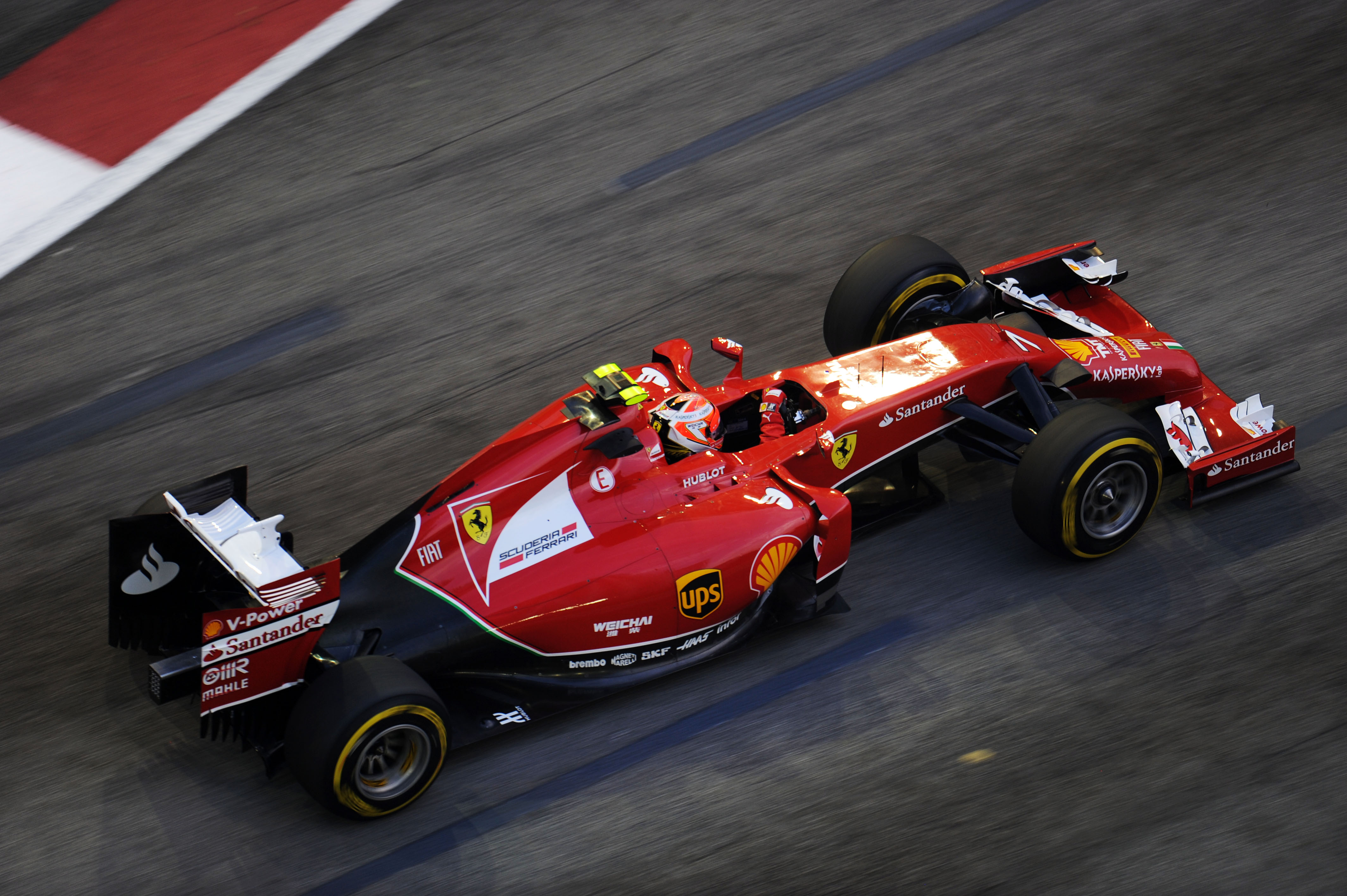 Ferrari competitief op eerste dag