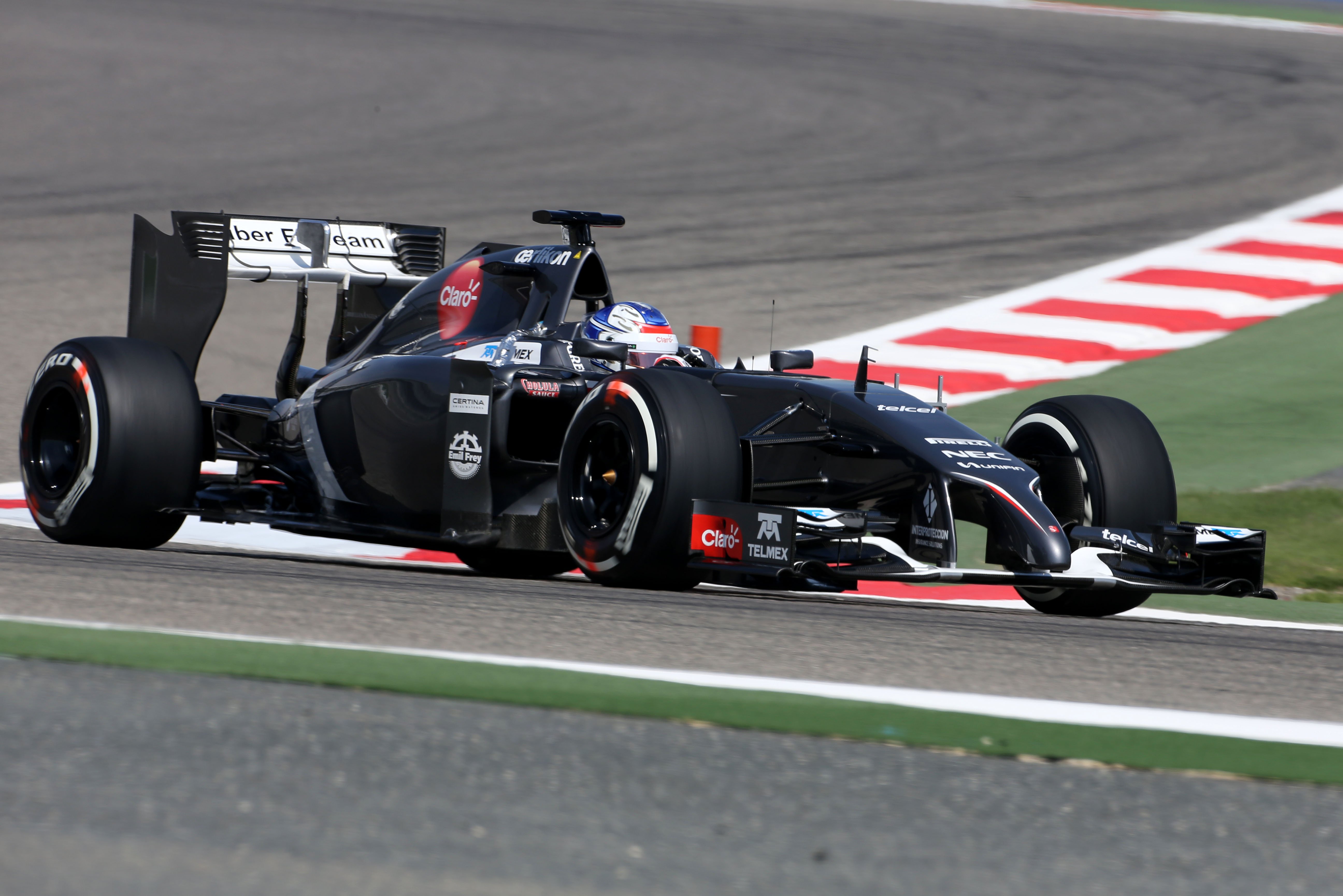 Sirotkin rijdt vrije training in Sotsji