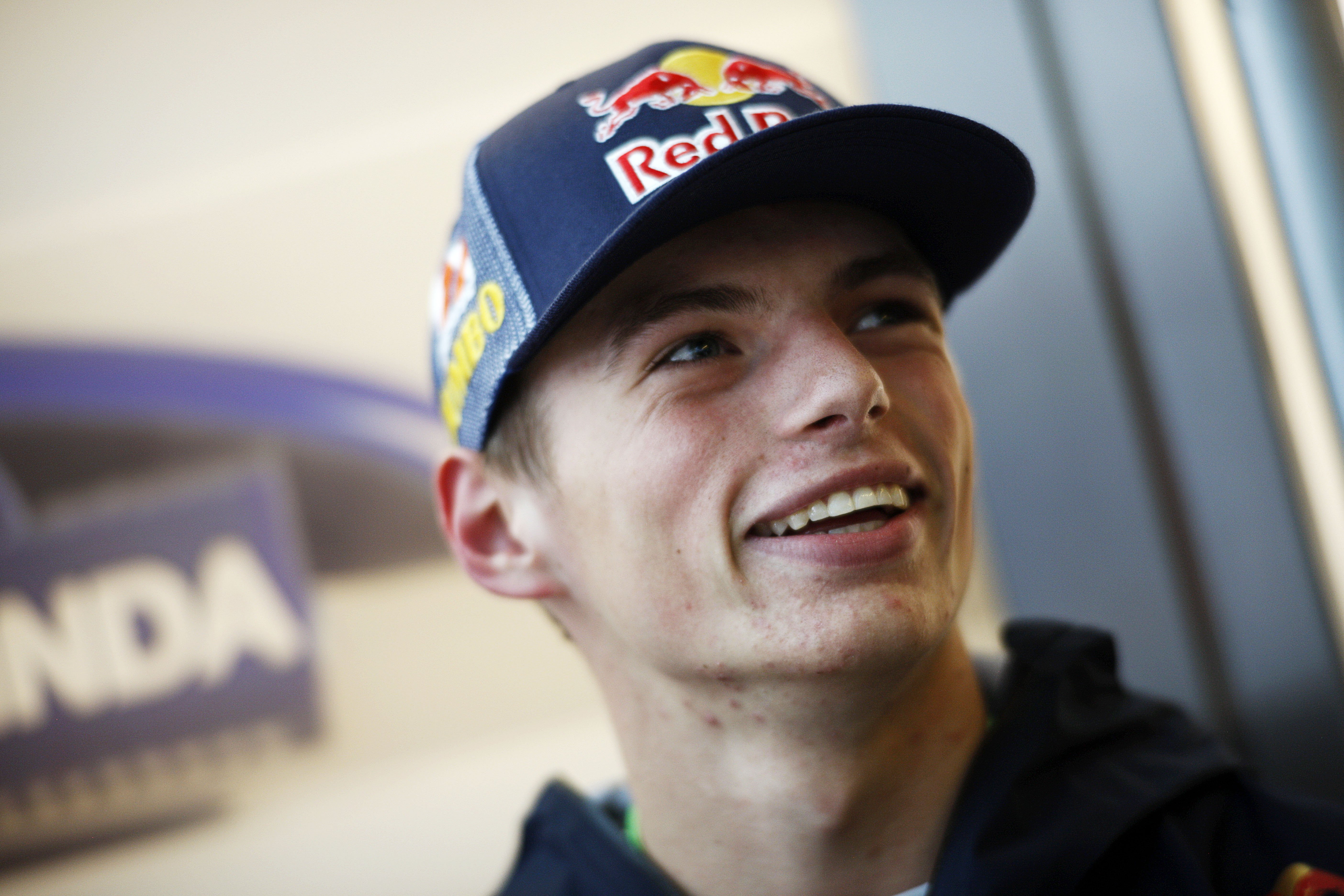 Verstappen legt eerste test af