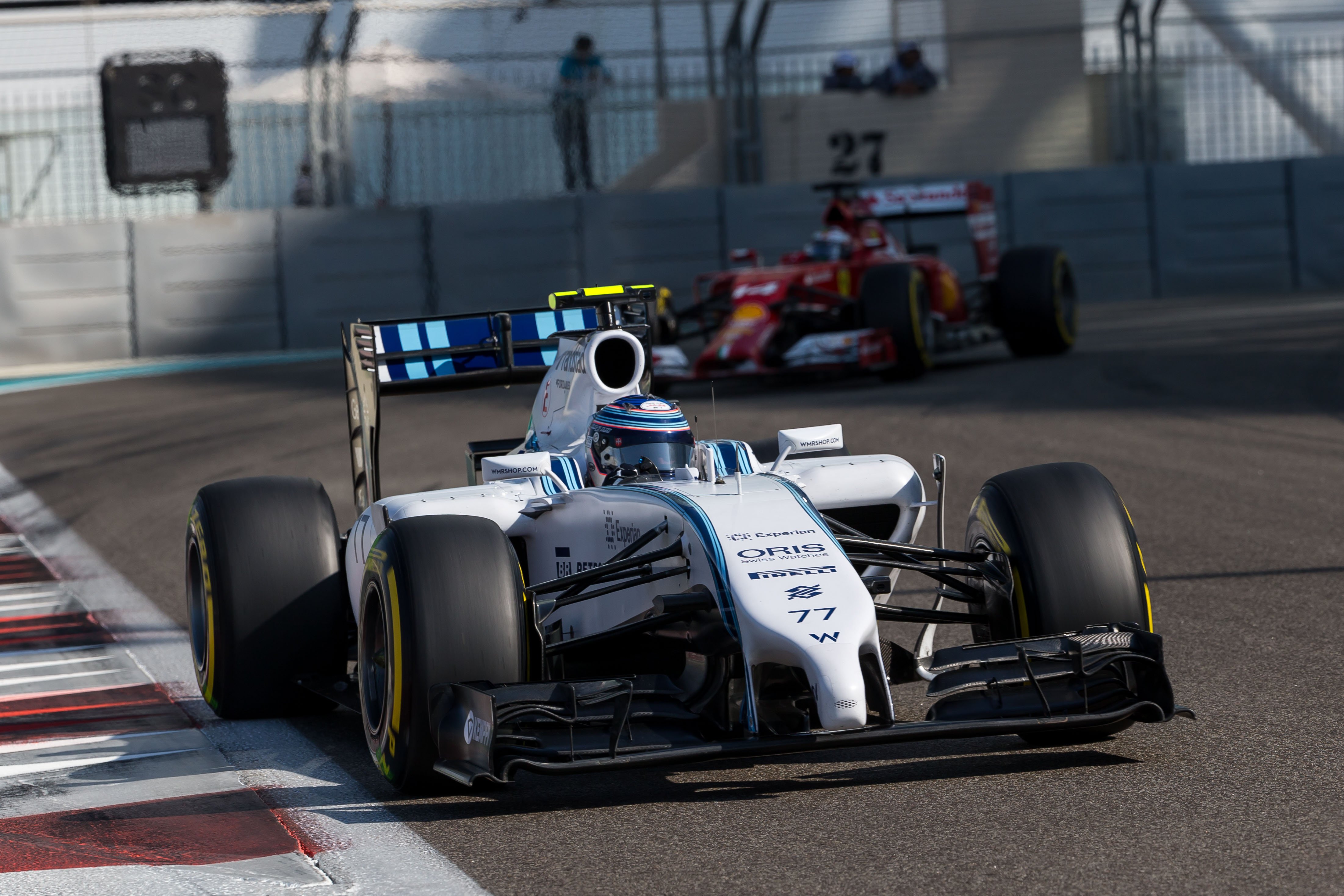 Williams claimt de tweede startrij