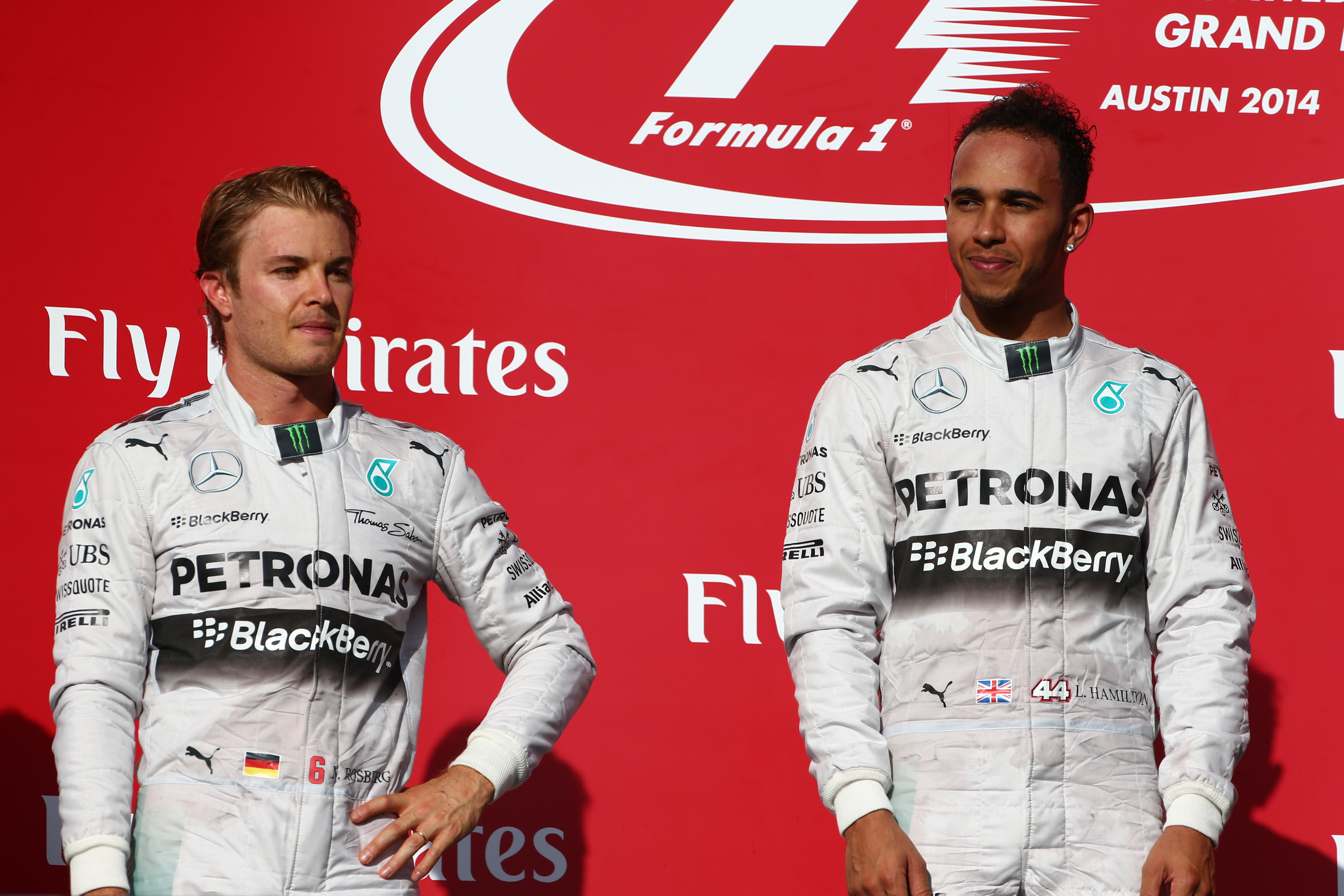 Hamilton is Rosberg opnieuw de baas