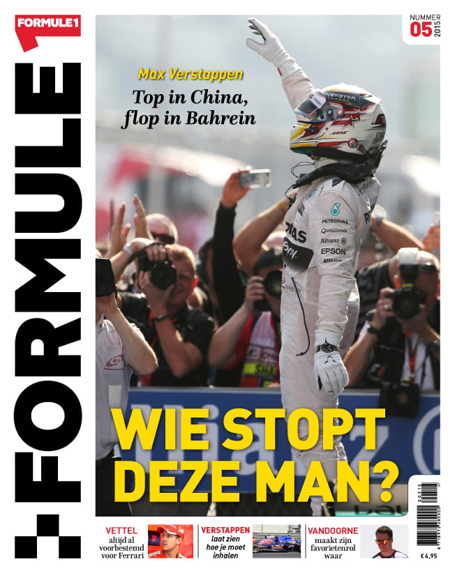 Formule 1 nr. 5 is uit!