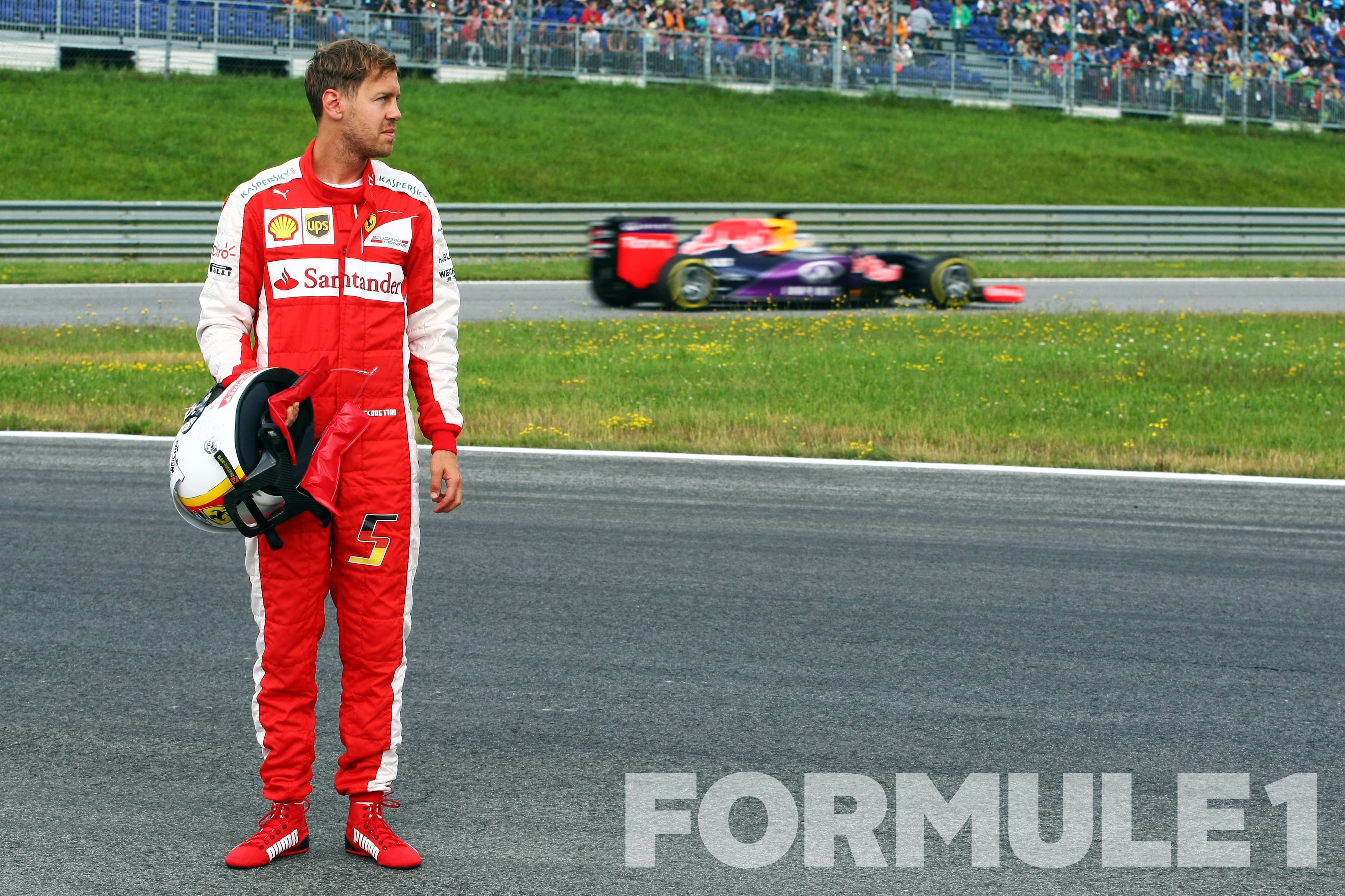 Vettel gehinderd door haperende transmissie