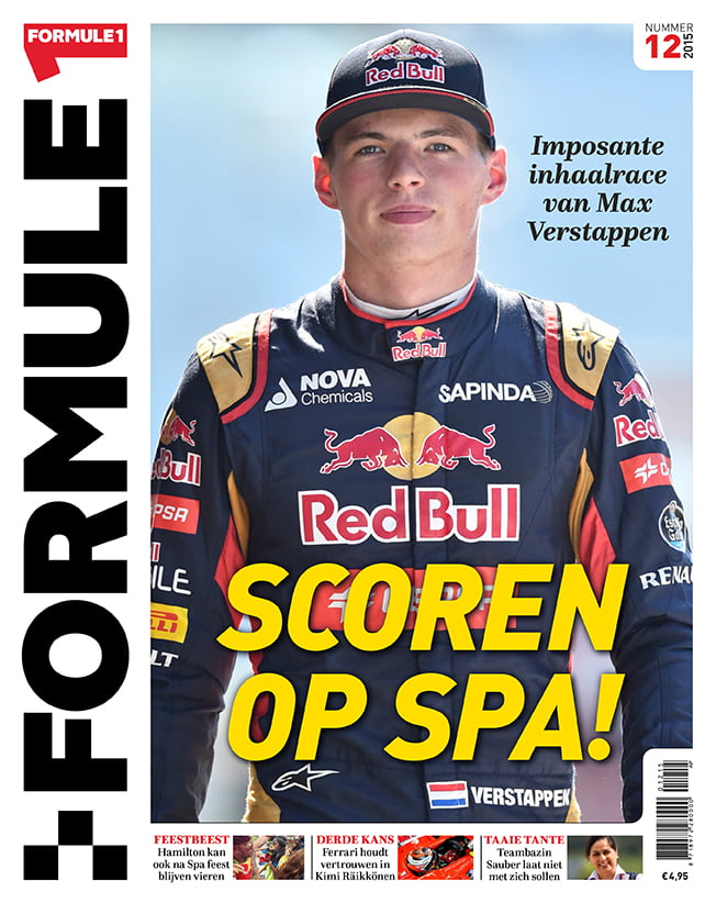 Formule 1 nr. 12 is uit!