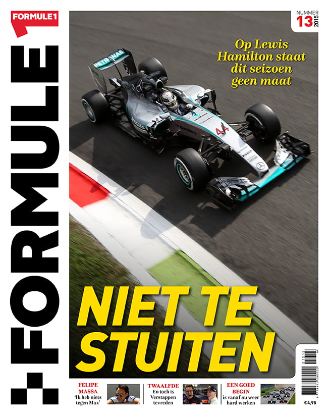 Formule 1 nr. 13 is uit!