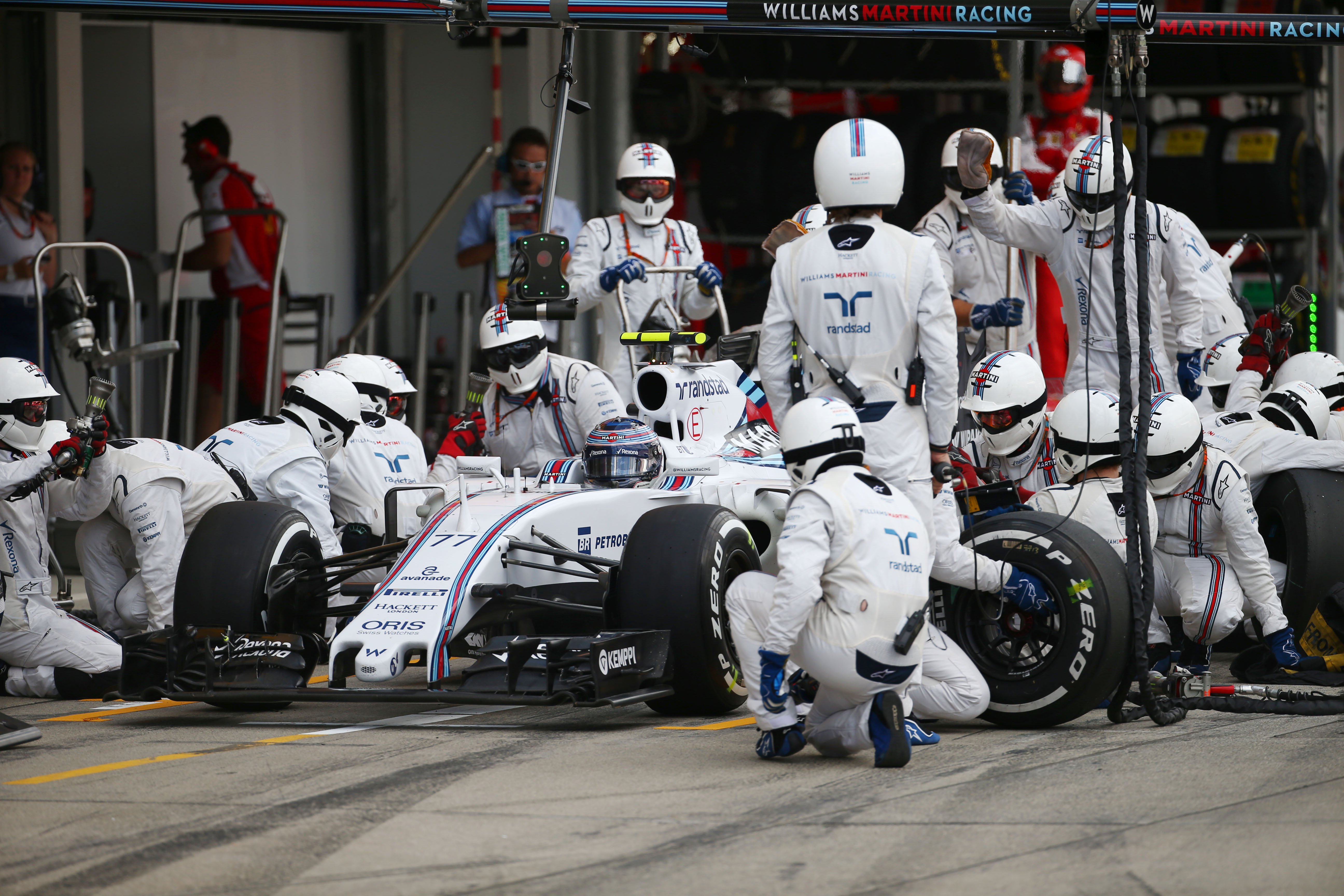 Williams gefrustreerd door slechte pitstops