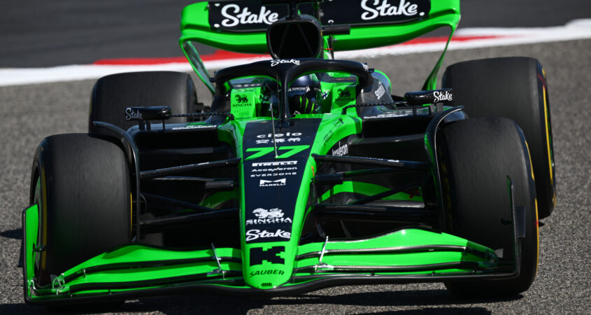 Bottas testing in Bahrein