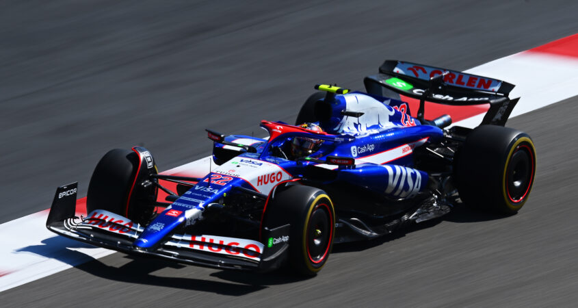 Yuki testing in Bahrein