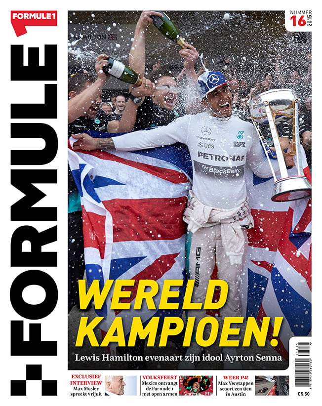 Formule 1 nr. 16 is uit!