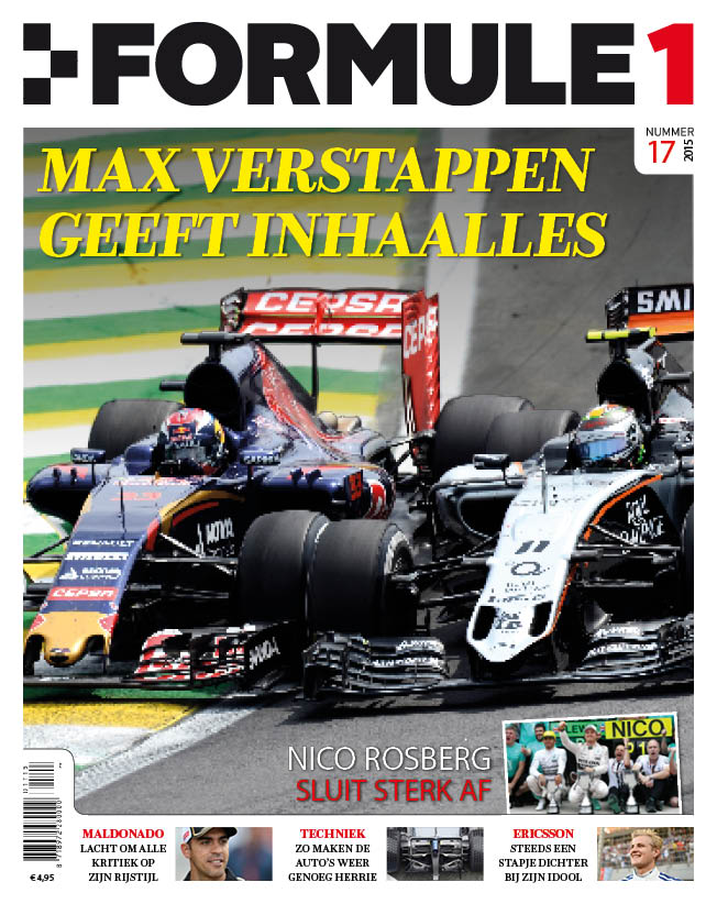 Formule 1 nr. 17 is uit!