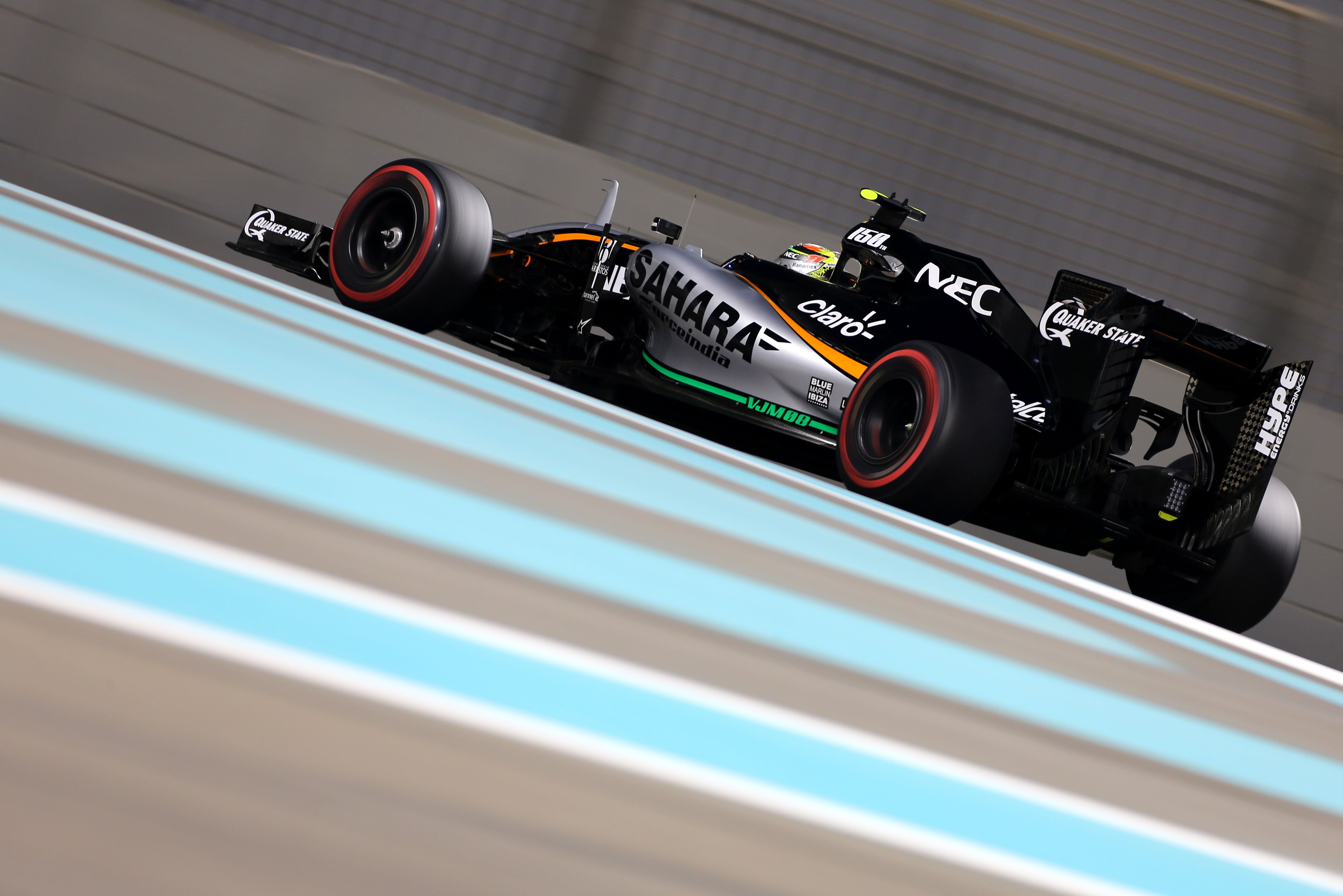 Force India stevig in de top tien