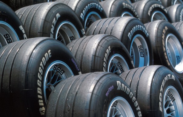 Bridgestone tyres on BBS wheels. Formula One World Championship, Rd5, Spanish Grand Prix, Barcelona, Spain, 10 May 1998. BEST IMAGE