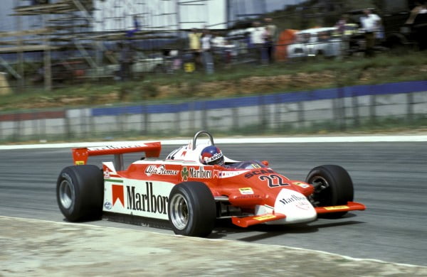 Patrick Depailler (FRA) Alfa Romeo 179 Formula One World Championship, Rd3, South African Grand Prix, Kyalami, South Africa, 1 March 1980. BEST IMAGE