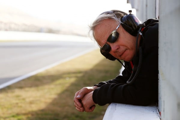 Formula One Testing, Barcelona, Circuit de Catalunya, Barcelona, Spain, Tuesday 23 February 2016 - Gene Haas (USA) Haas Automotion President.