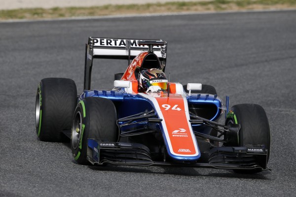 Pascal Wehrlein (GER) Manor GP at Formula One Testing, Day One, Barcelona, Spain, Monday 22 February 2016.