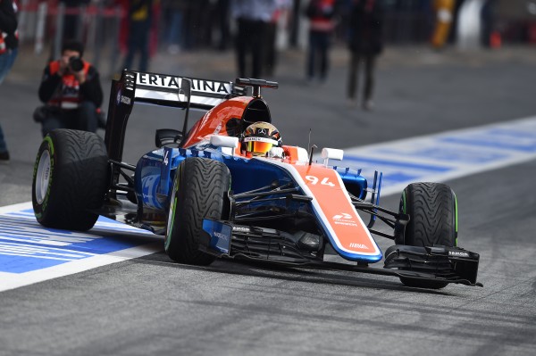 Pascal Wehrlein (GER) Manor GP at Formula One Testing, Day One, Barcelona, Spain, Monday 22 February 2016.
