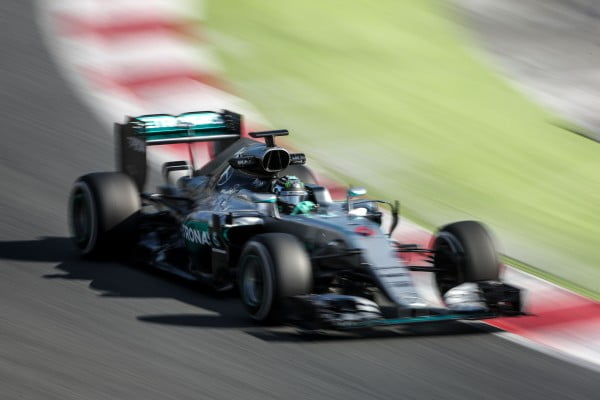 Formula One Testing, Barcelona, Circuit de Catalunya, Barcelona, Spain, Thursday 25 February 2016 - Nico Rosberg (GER) Mercedes AMG F1 W07 Hybrid.