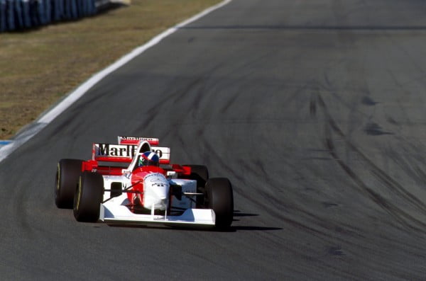 Dario Franchitti (GBR) McLaren Mercedes MP4/10. Formula One Testing, Jerez, Spain, 4-5 December 1995.