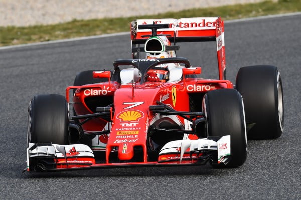 Kimi Raikkonen (FIN) Ferrari SF16-H with halo at Formula One Testing, Day Three, Barcelona, Spain, Thursday 3 March 2016.