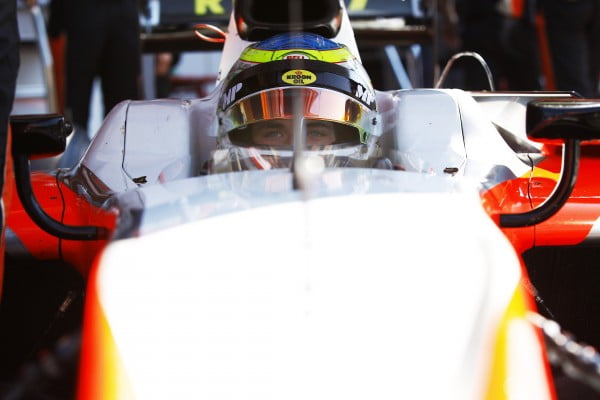 2015 GP2 Series Round 7. Spa-Francorchamps, Spa, Belgium. Friday 21 August 2015. Oliver Rowland (GBR, MP Motorsport). Photo: Zak Mauger/GP2 Series Media Service. ref: Digital Image _MG_1535