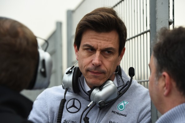 Toto Wolff (AUT) Mercedes AMG F1 Director of Motorsport at Formula One Testing, Day One, Barcelona, Spain, Monday 22 February 2016.
