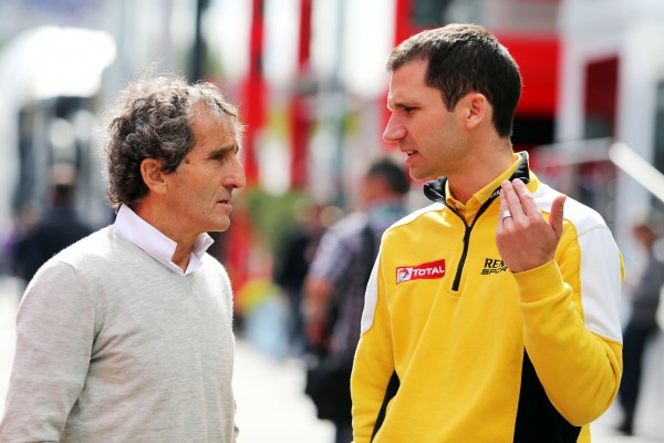 Formula One World Championship 2015, Round 8, Austrian Grand Prix, Spielberg, Austria, Saturday 20 June 2015 - L to R): Alain Prost (FRA) with Remi Taffin (FRA) Renault Sport F1 Head of Track Operations.