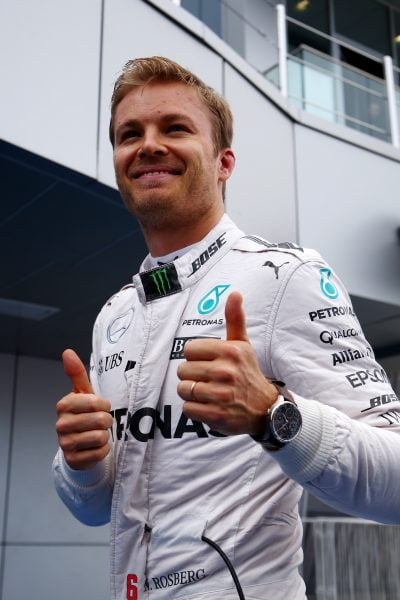 Formula One World Championship 2016, Round 4, Russian Grand Prix, Sochi, Russia, Saturday 30 April 2016 - Pole position for Nico Rosberg (GER) Mercedes AMG Petronas F1 W07.