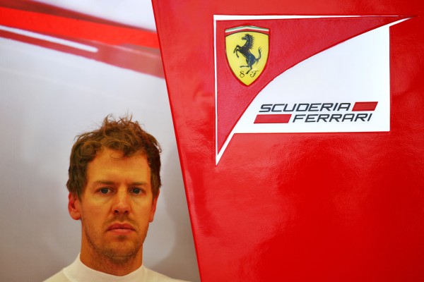 Formula One World Championship 2016, Round 2, Bahrain Grand Prix, Manama, Bahrain, Friday 1 April 2016 - Sebastian Vettel (GER) Ferrari.