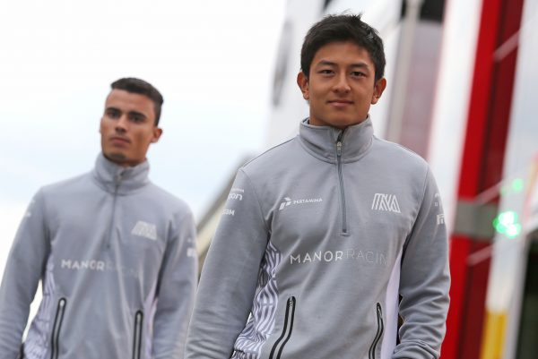 Formula One World Championship 2016, Round 5, Spanish Grand Prix, Barcelona, Spain, Friday 13 May 2016 - Rio Haryanto (IDN), Manor Racing and Pascal Wehrlein (GER), Manor Racing