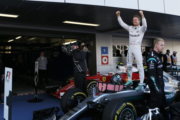 Rosberg viert feest, alweer.