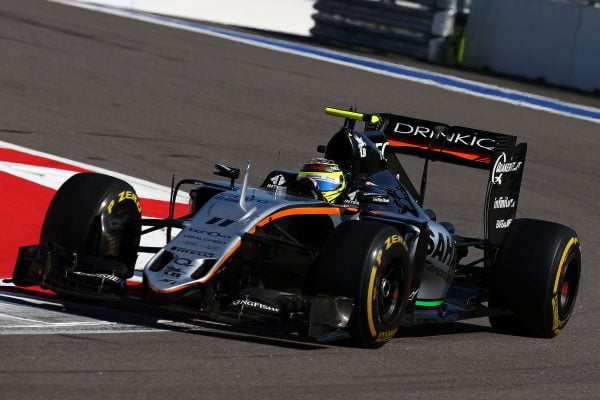 Formula One World Championship 2016, Round 4, Russian Grand Prix, Sochi, Russia, Sunday 1 May 2016 - Sergio Perez (MEX) Sahara Force India F1 VJM09.