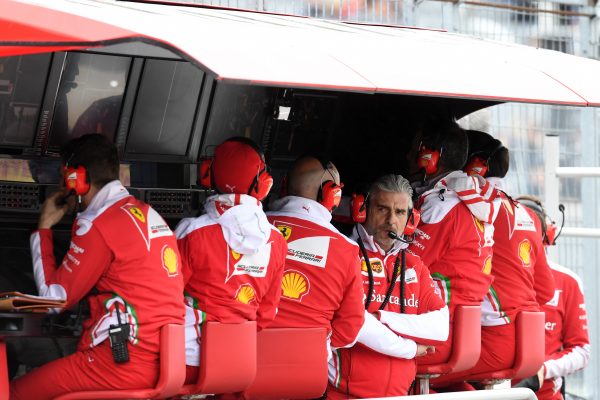 www.sutton-images.com Maurizio Arrivabene (ITA) Ferrari Team Principal on the Ferrari pit wall gantry at Formula One World Championship, Rd7, Canadian Grand Prix, Qualifying, Montreal, Canada, Saturday 11 June 2016.