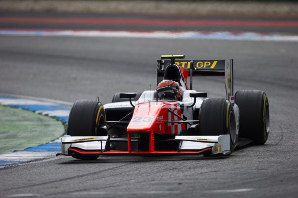 2016 GP2 Series Round 7 Hockenheimring, Hockenheim, Germany Sunday 31 July 2016. Daniel de Jong (NED, MP Motorsport) Photo: Sam Bloxham/GP2 Series Media Service. ref: Digital Image _SLA2023