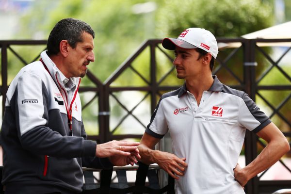 Formula One World Championship 2016, Round 9, Austrian Grand Prix, Spielberg, Austria, Friday 1 July 2016 - L to R): Guenther Steiner (ITA) Haas F1 Team Prinicipal with Esteban Gutierrez (MEX) Haas F1 Team.