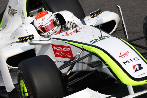 Rubens Barrichello (BRA) Brawn Grand Prix BGP 001. Formula One World Championship, Rd 13, Italian Grand Prix, Practice Day, Monza, Italy, Friday 11 September 2009.