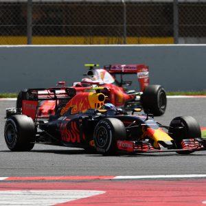 In Hongarije en Spanje (foto) kon Räikkönen niet voorbij komen aan Max Verstappen.