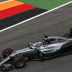 In Duitsland boekte Hamilton zijn zesde overwinning van het seizoen.