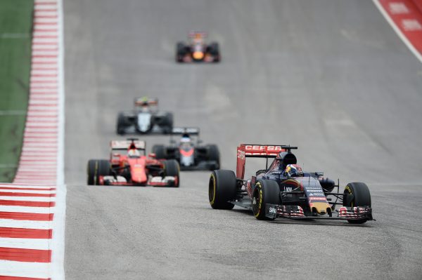 Max Verstappen (NDL) Scuderia Toro Rosso STR10 at Formula One World Championship, Rd16, United States Grand Prix, Race, Austin, Texas, USA, Sunday 25 October 2015.