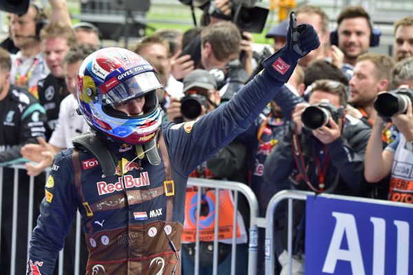 2nd place for Max Verstappen (NED), #33, Red Bull Racing, Grand Prix Oostenrijk 2016, Formula1, Round 09, Circuit Red Bull Ring, Spielberg, Austria. Photo: Peter van Egmond. *** Local Caption *** Copyright: © 2016 Peter van Egmond. Use with credit to the photographer (mandatory). Unauthorized use is prohibited.