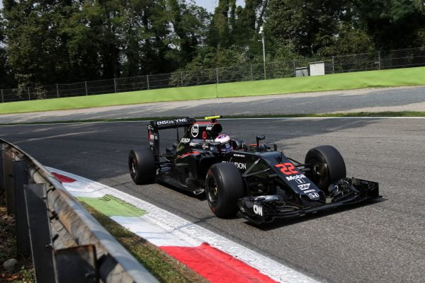 Formula One World Championship 2016, Round 14, Italian Grand Prix, Monza, Italy, Friday 2 September 2016 - Jenson Button (GBR) McLaren MP4-31.