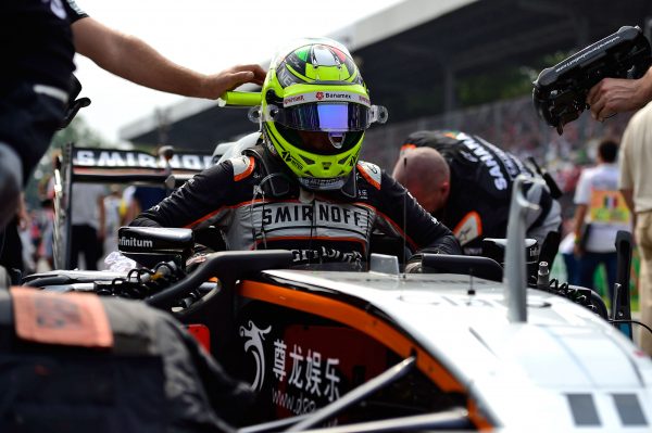 Formula One World Championship 2016, Round 14, Italian Grand Prix, Monza, Italy, Sunday 4 September 2016 - Sergio Perez (MEX) Sahara Force India F1 VJM09 on the grid.