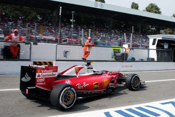 Formula One World Championship 2016, Round 14, Italian Grand Prix, Monza, Italy, Friday 2 September 2016 - Kimi Raikkonen (FIN) Ferrari SF16-H.