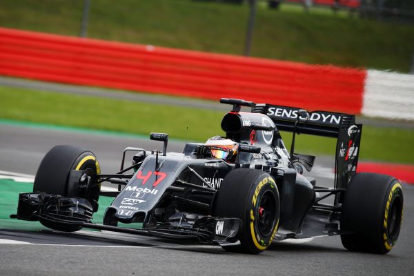 Formula One Testing, Silverstone, Silverstone, England, Wednesday 13 July 2016 - Stoffel Vandoorne (BEL) McLaren MP4-31 Test and Reserve Driver.