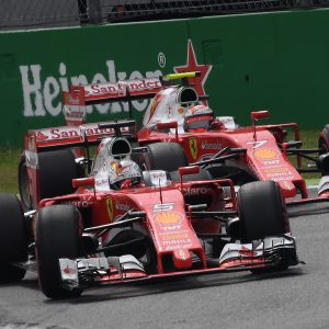 De Ferrari's eindigden voor eigen publiek als derde en vierde.