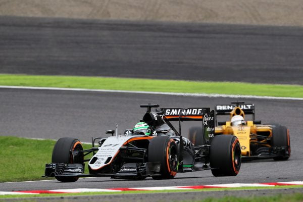 Formula One World Championship 2016, Round 17, Japanese Grand Prix, Suzuka, Japan, Sunday 9 October 2016 - Nico Hulkenberg (GER) Sahara Force India F1 VJM09.