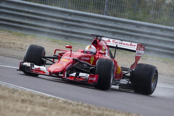 Pirelli F1 Tyre Test Fiorano, Fiorano, Italy, Tuesday 2 August 2016 - Sebastian Vettel (GER) tests the 2017 spec Pirelli.
