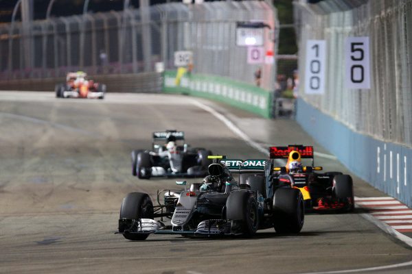 Formula One World Championship 2016, Round 15, Singapore Grand Prix, Singapore, Singapore, Sunday 18 September 2016 - Nico Rosberg (GER) Mercedes AMG F1 W07 Hybrid.